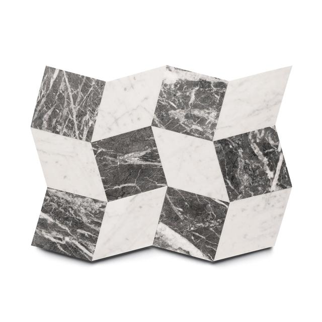 Lombardy in Carrara + Grigio Carnico - Featured products Patterned Marble Product list