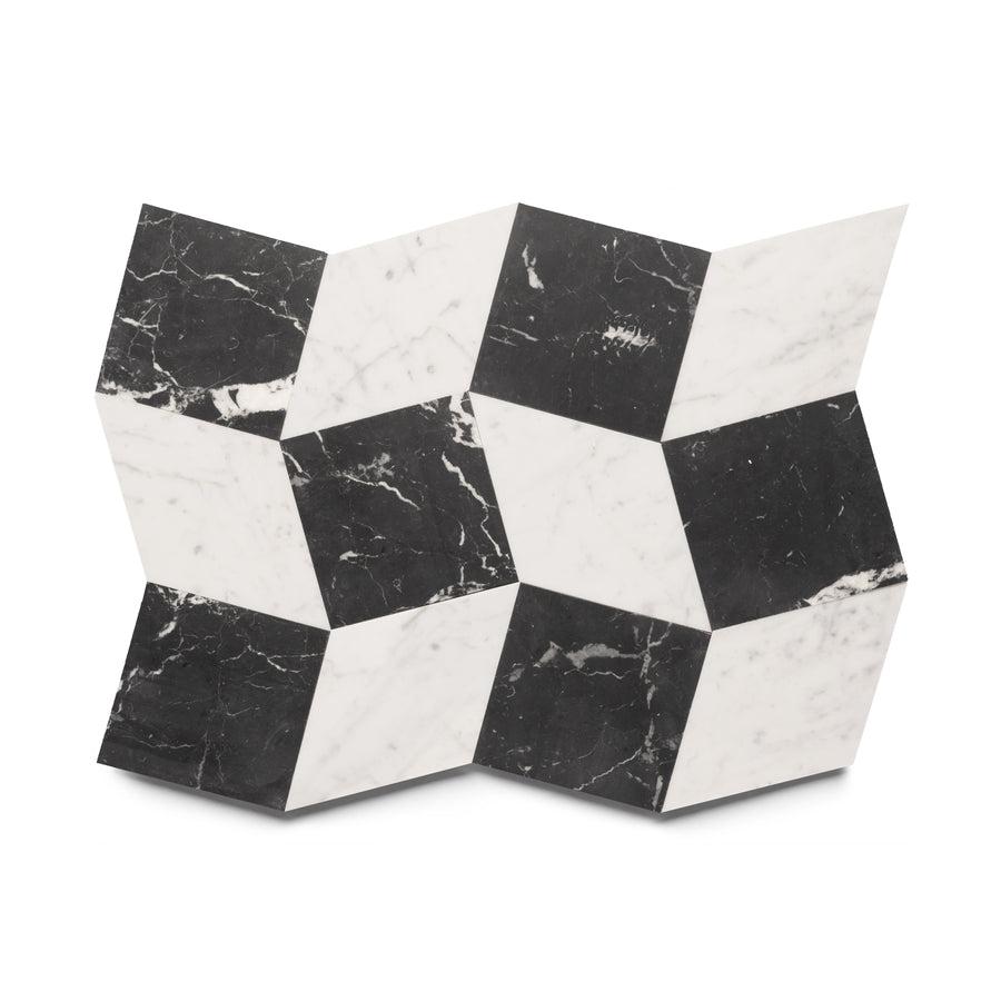 Lombardy in Carrara + Nero Marquina - Product page image carousel 1