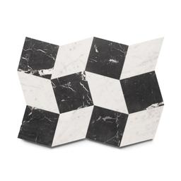 Lombardy in Carrara + Nero Marquina - Product page image carousel thumbnail 1