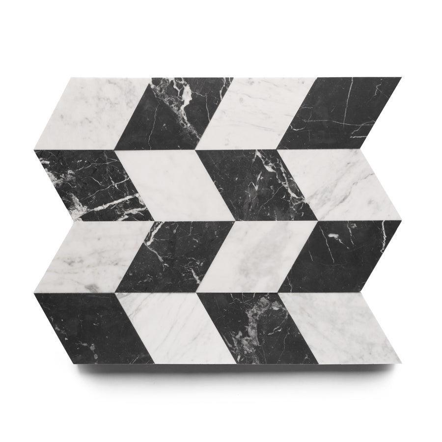 Diamante in Carrara + Nero Marquina - Product page image carousel 1