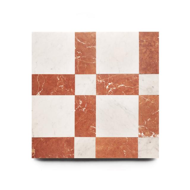 Etna in Carrara + Rosso Alicante - Featured products Patterned Marble Product list