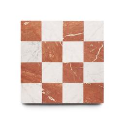 Piazzetta in Carrara + Rosso Alicante - Product page image carousel thumbnail 2