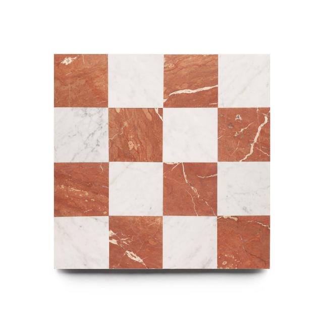 Piazzetta in Carrara + Rosso Alicante - Featured products Patterned Marble Product list