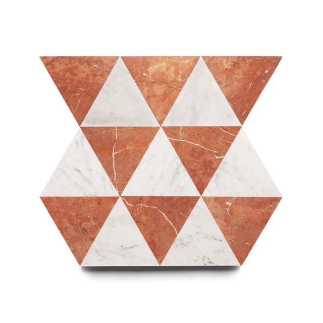 Isola in Carrara + Rosso Alicante - Featured products Patterned Marble Product list