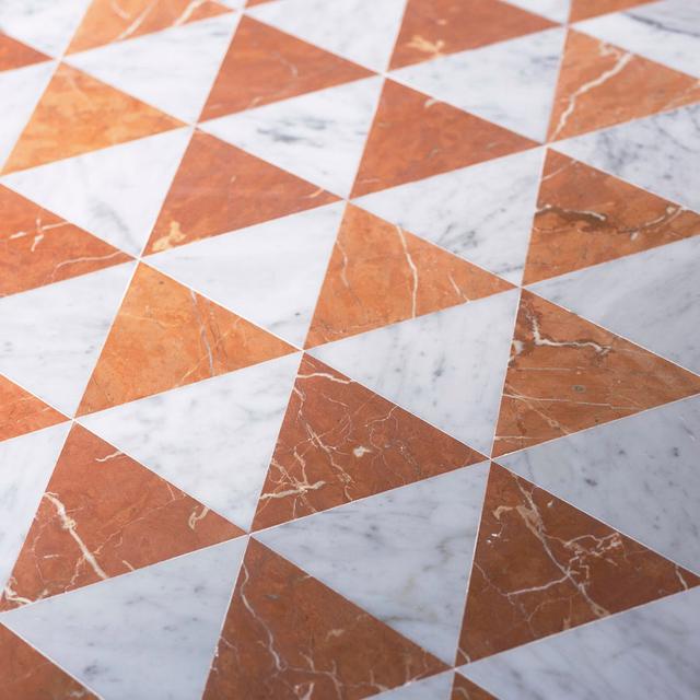 Isola in Carrara + Rosso Alicante - Featured products Patterned Marble Product list