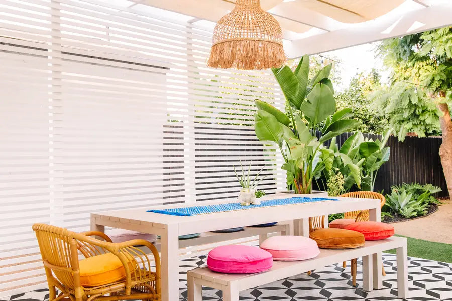 The Mindwelling: Colorful California Backyard Reveal