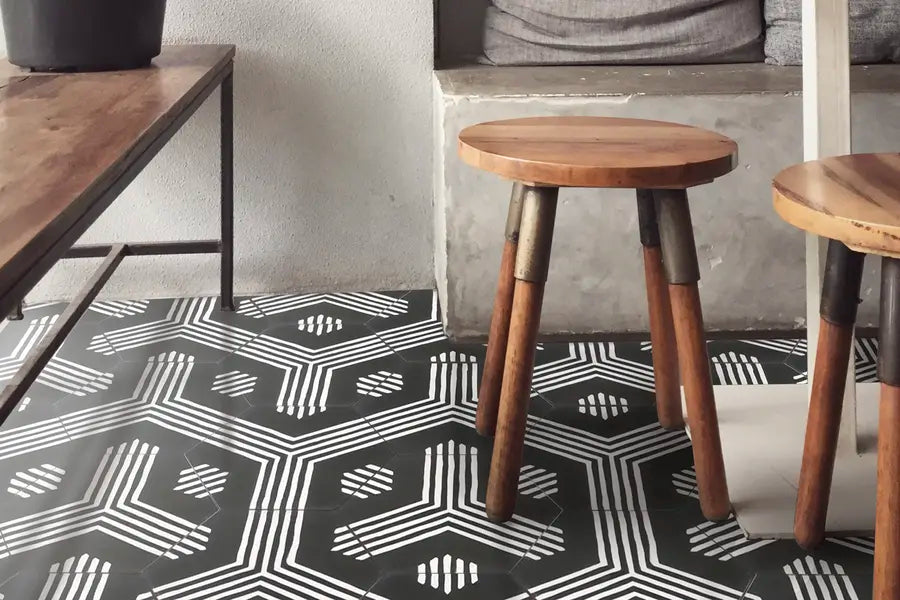 Art You Can Step On! (Cement Tiles For your Kitchen Floor)