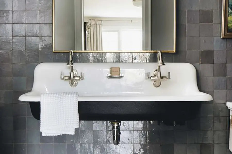 Zia Tile in House Beautiful: Jean Stoffer's Michigan Masterpiece