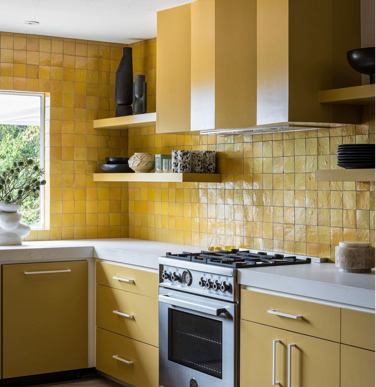 Cadmium 4x4 Square Zellige – Zia Tile Cadmium 4x4 Square Zellige – Zia Tile