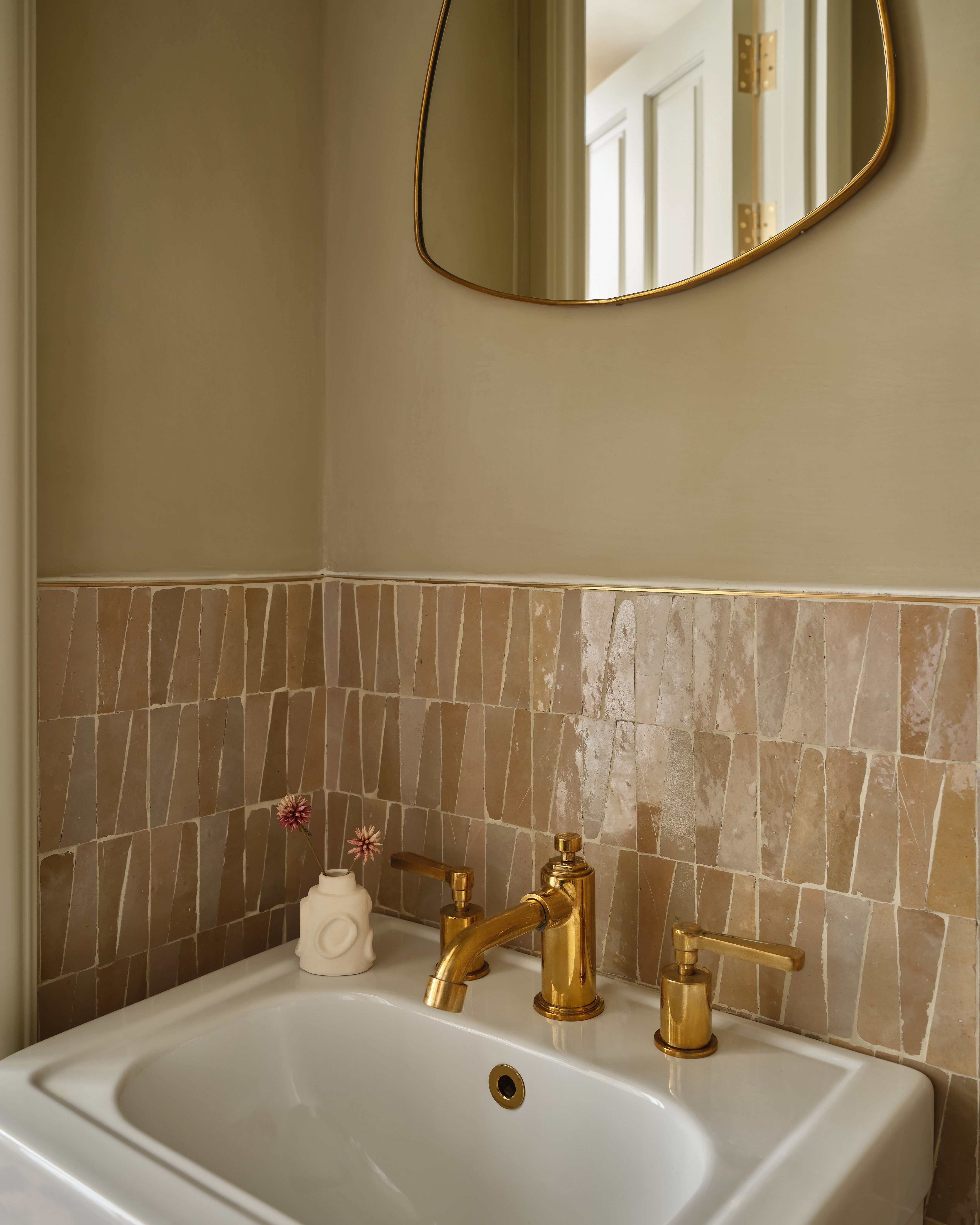 Glazed Earth 1x4 Trapezoid Zellige – Zia Tile