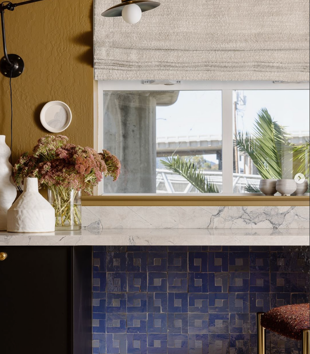 Rubric 7 Zellige Mosaic Portuguese Blue/Skylight – Zia Tile Rubric 7 Zellige Mosaic Portuguese Blue/Skylight – Zia Tile