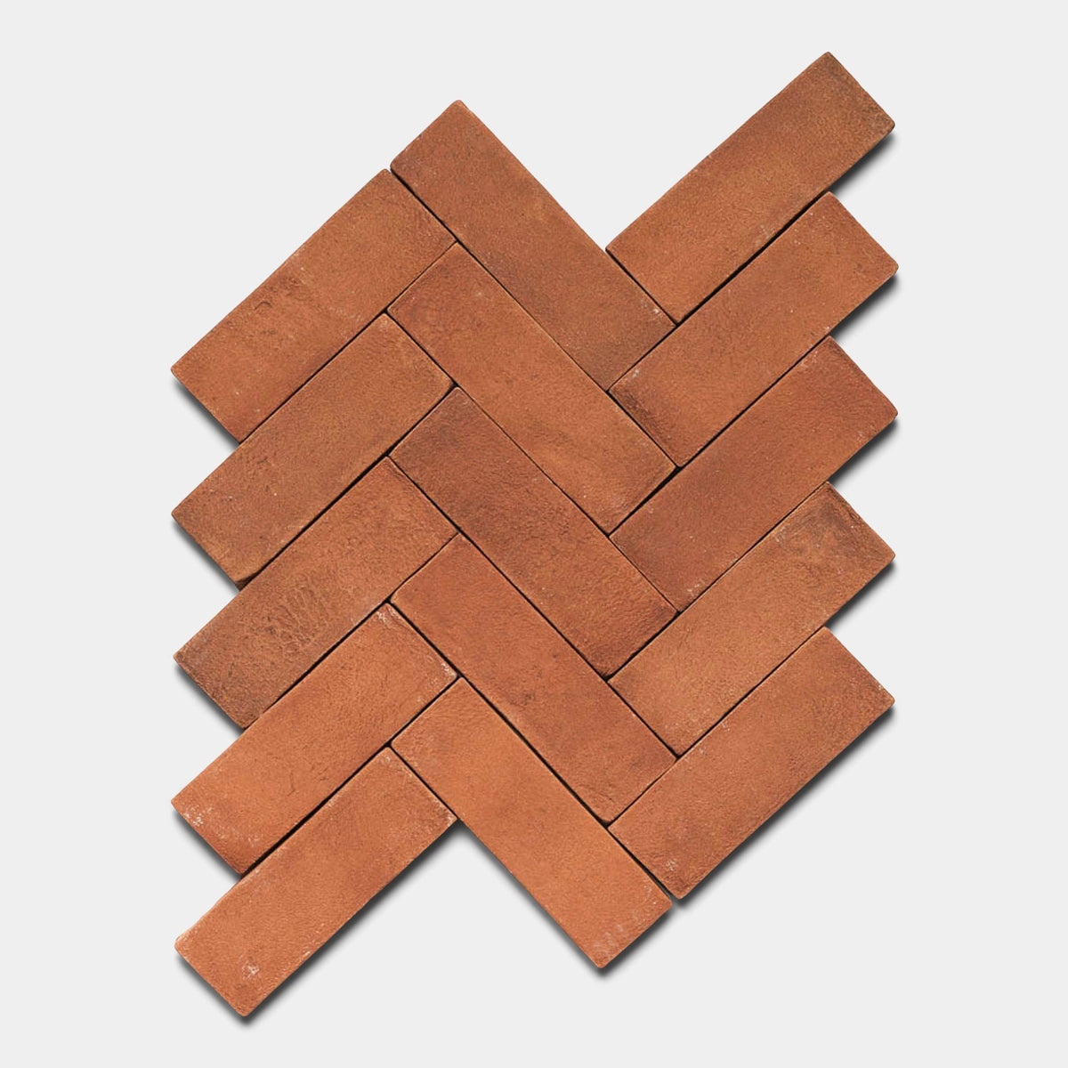 2x6 Rectangle Red Clay Cotto