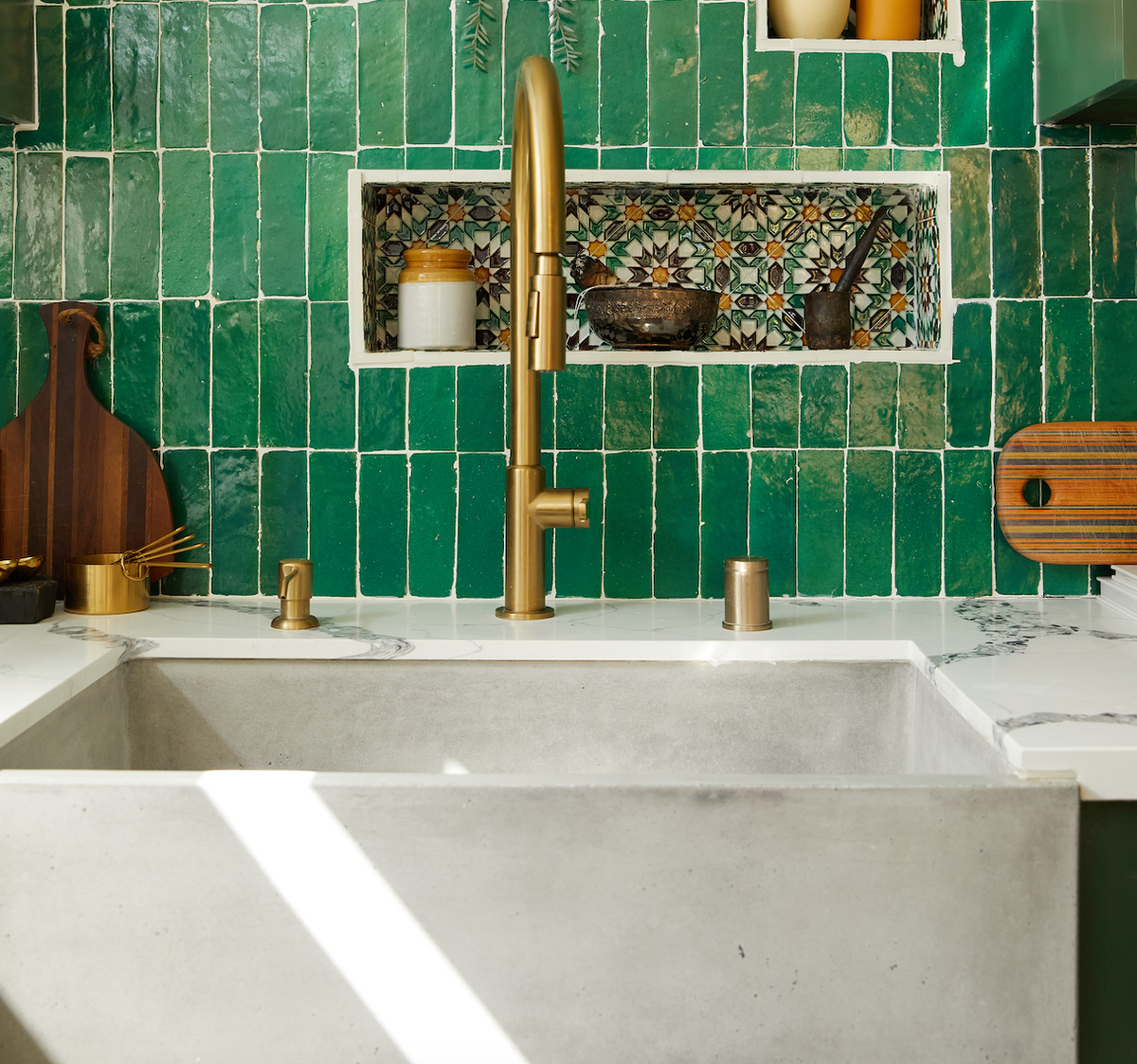 Jade 2x6 Bejmat Zellige – Zia Tile Jade 2x6 Bejmat Zellige – Zia Tile