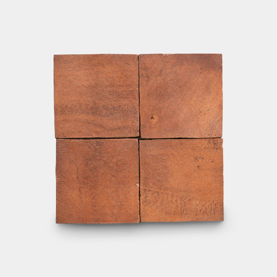 4x4 Square Red Clay Cotto