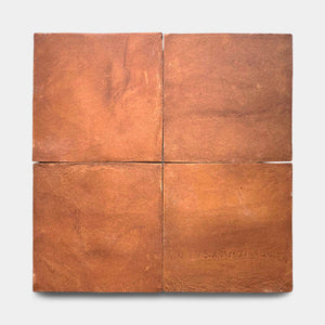 8x8 Square Red Clay Cotto
