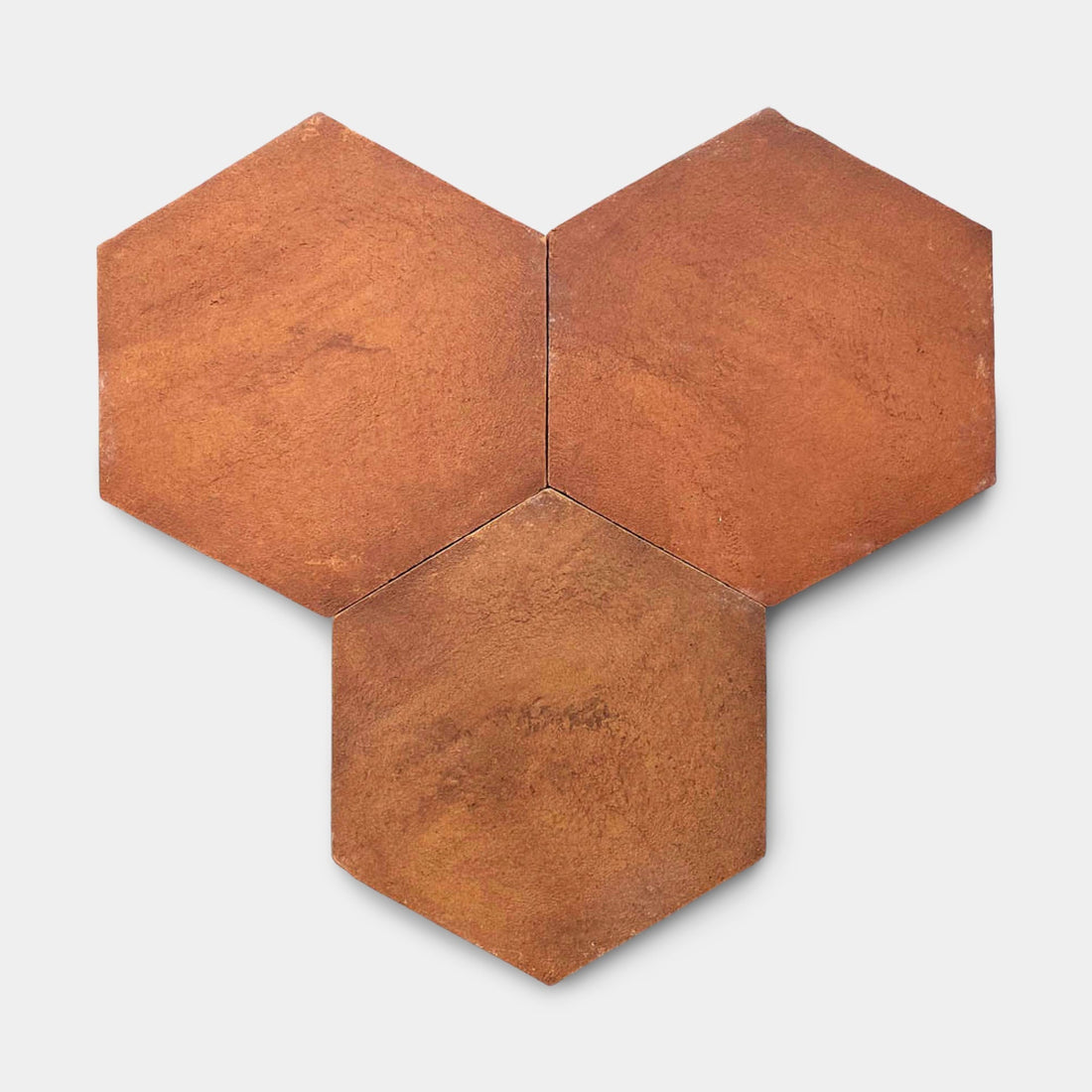 8x9 Hex Red Clay Cotto