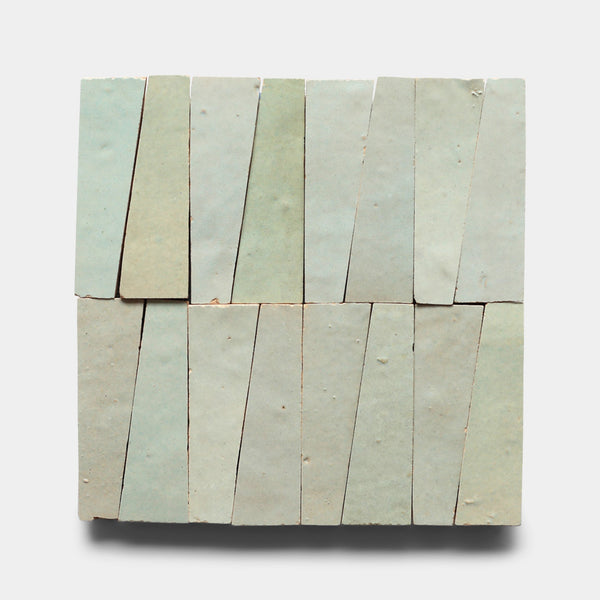 ♡tapi♡ Absinthe 1x4 Trapezoid Zellige – Zia Tile