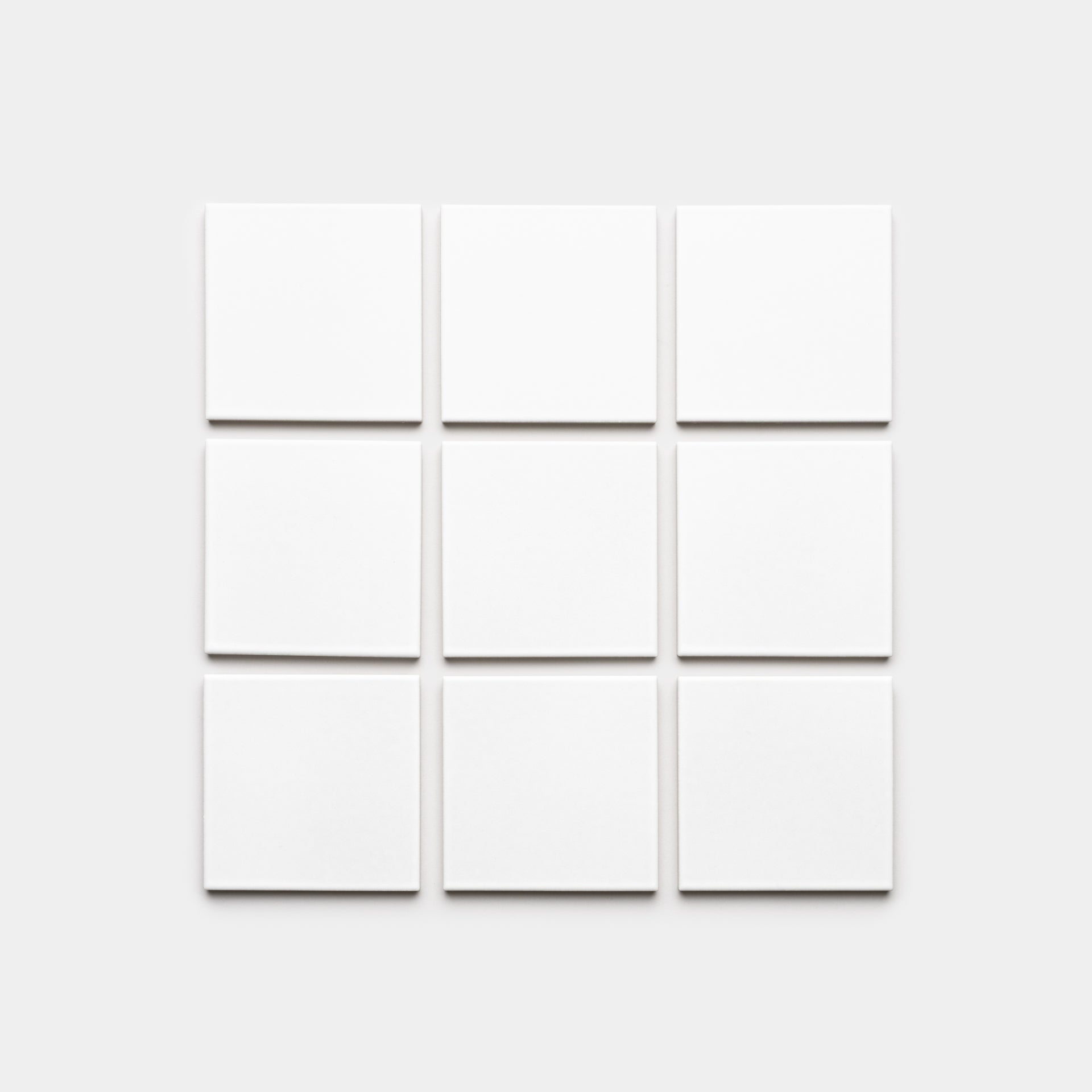 Alpha White 4x4 Square Ceramic Tile – Zia Tile