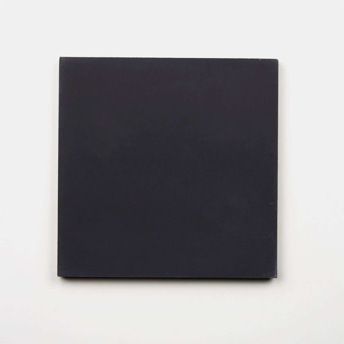 The Black 8x8, Sample by vendor-unknown is a square, flat, solid black object displayed against a plain white background.