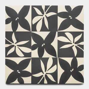 Flora 8x8 Set Black + Bone