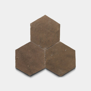 Brownstone Hex Zellige