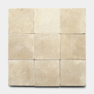 Buff 6x6 Honed Limestone