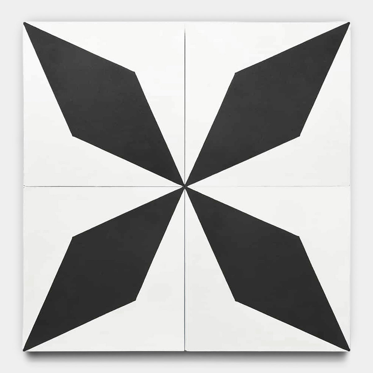 Cairo White Black 8x8