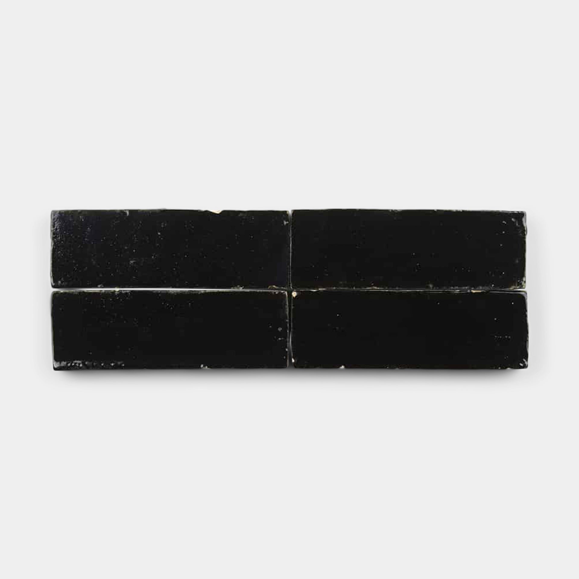 Carbon Black 2x6 Zellige