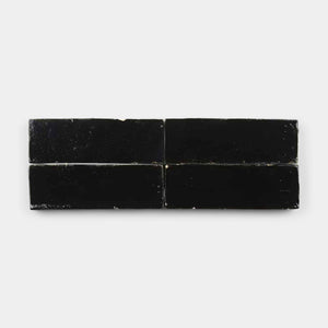 Carbon Black 2x6 Zellige