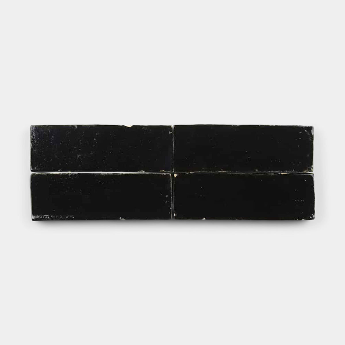 Carbon Black 2x6 Zellige