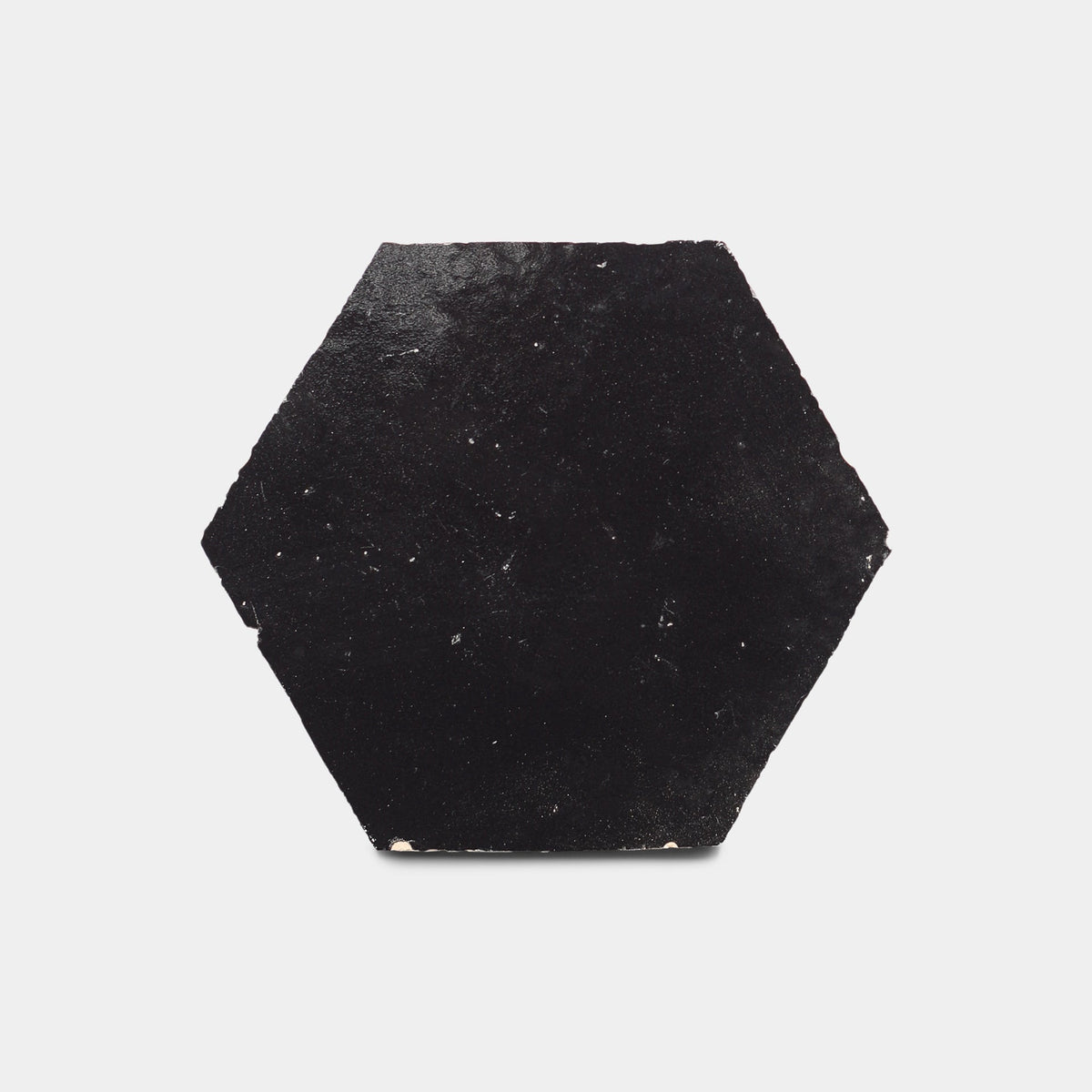 Carbon Black Hex Zellige