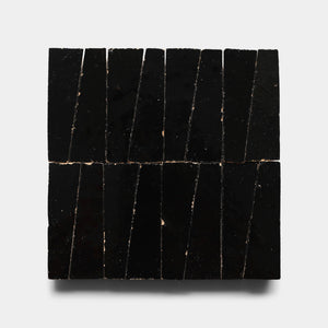 Carbon Black Trapezoid Zellige