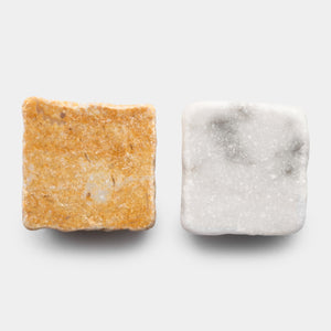 Check in Carrara + Giallo Reale