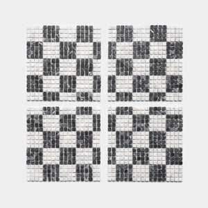 Check in Carrara + Grigio Carnico