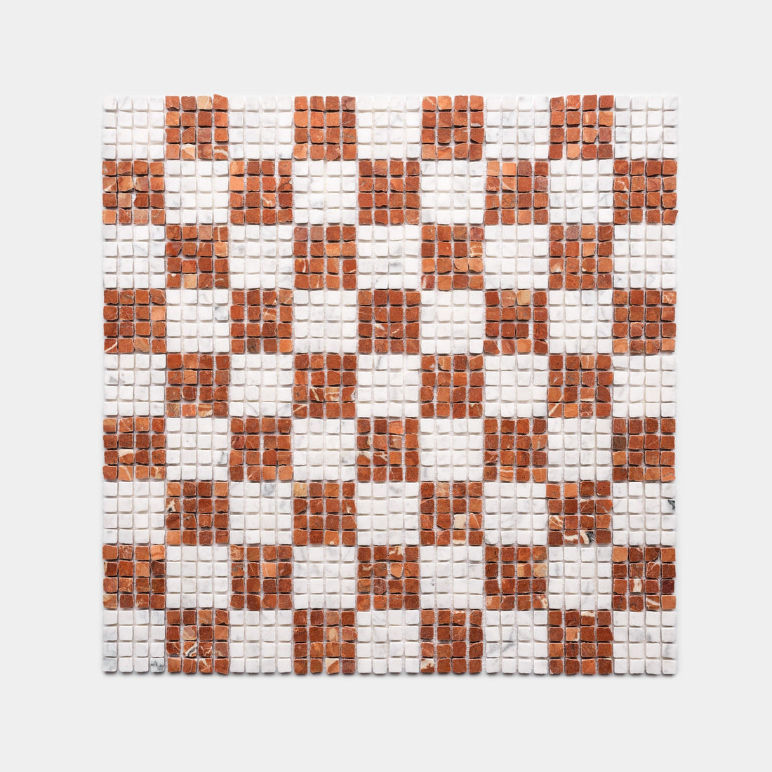 Check in Carrara + Rosso Alicante