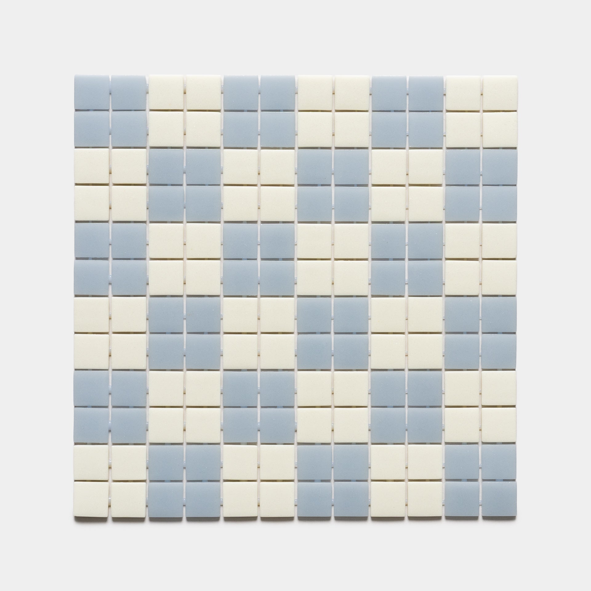 Cheque Tranquil Blue + Milk – Zia Tile