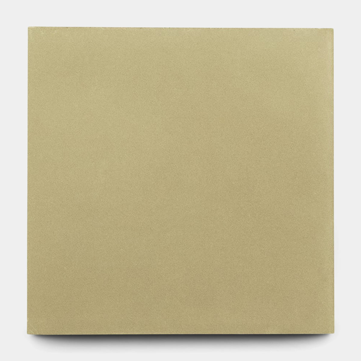 The Clay 8x8 tile sample by vendor-unknown is a square, flat tile with a matte finish in solid tan or beige, displayed against a white background.