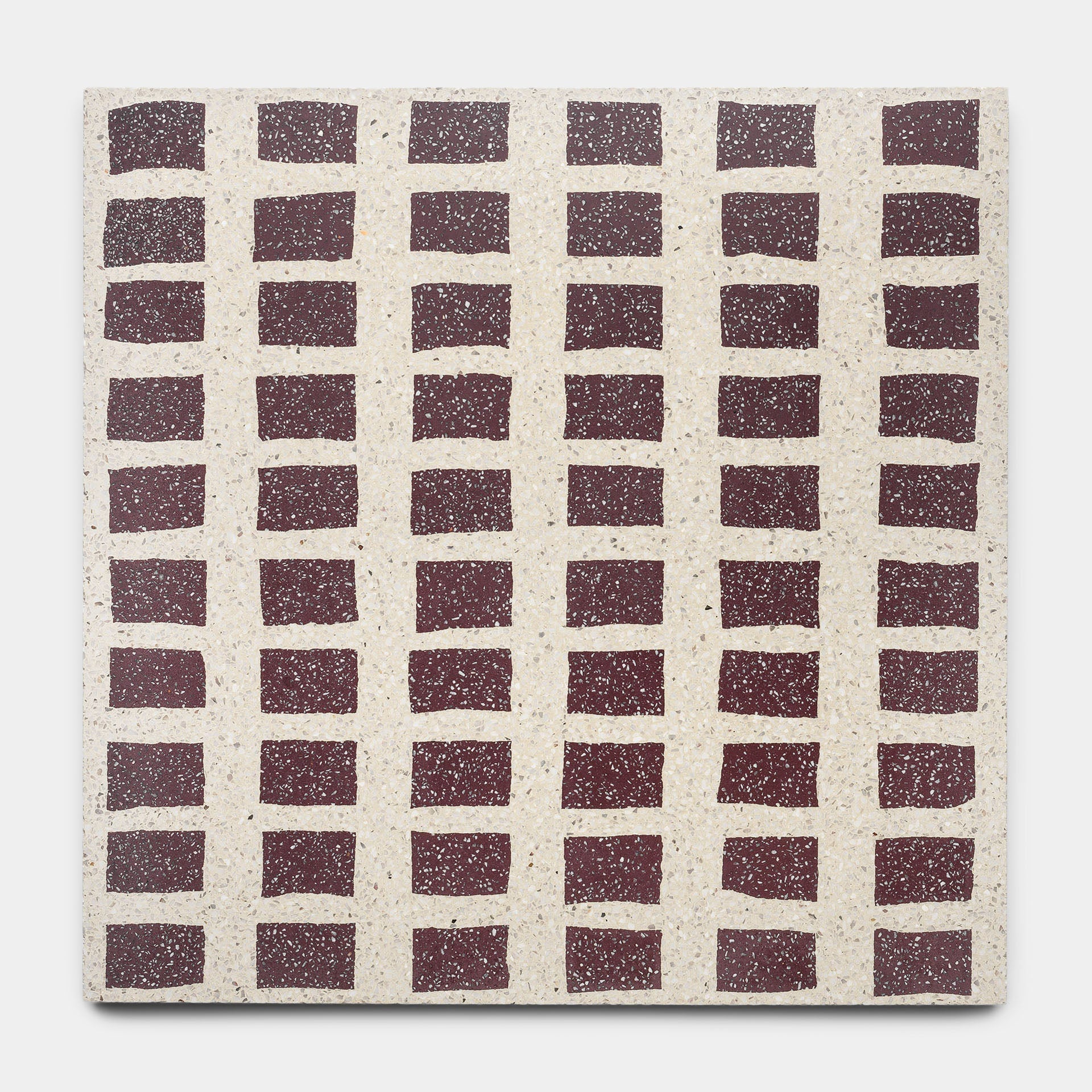 Constellation Bone + Aubergine 24x24