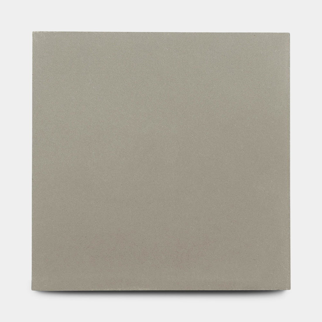 The Desert Grey 8x8 tile by vendor-unknown is a plain, square cement tile with a smooth surface, centered against a white background.