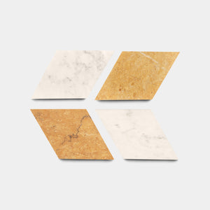 Diamante In Carrara Giallo Reale Marble