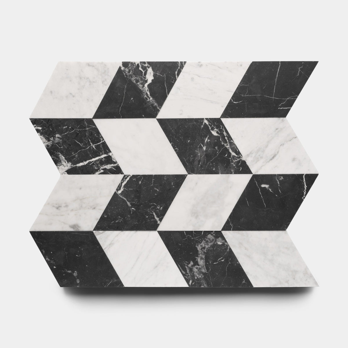 Diamante In Carrara Nero Marquina Marble