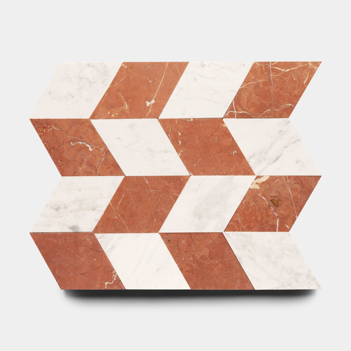 Diamante In Carrara Rosso Alicante Marble