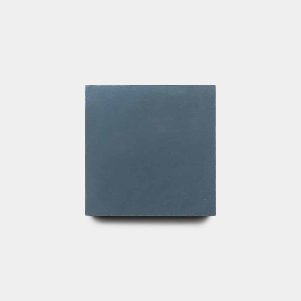 A single, square, matte Empire Blue 4x4 sample tile from vendor-unknown is centered on a plain white background.