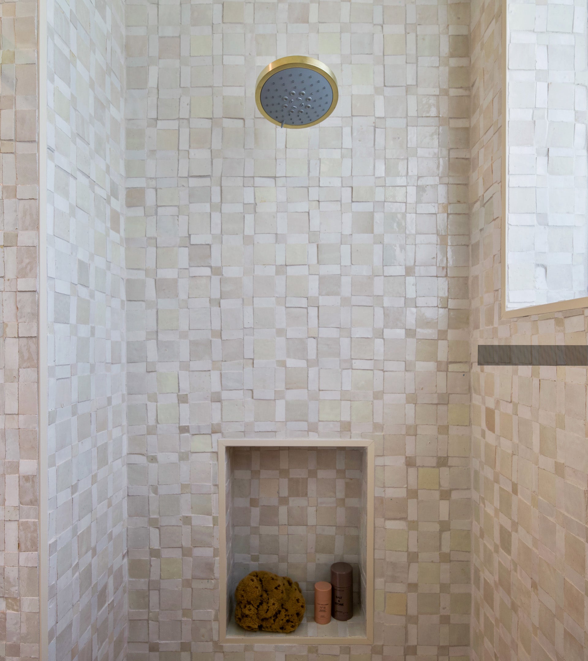 Gambit 1 Zellige Mosaic Casablanca/Pure White – Zia Tile