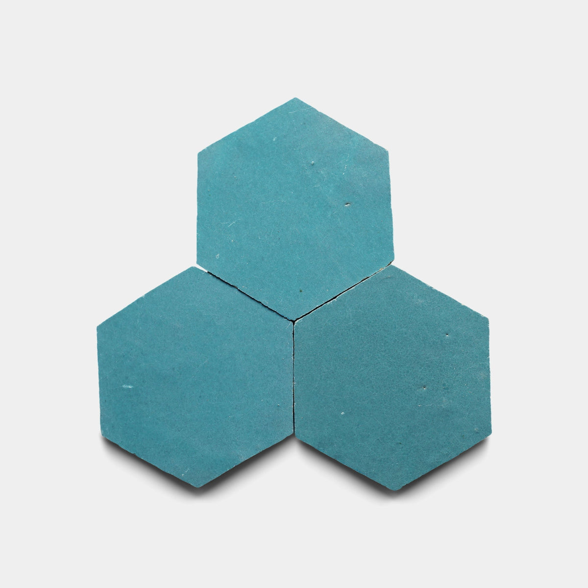 Glacier Blue Hex Zellige