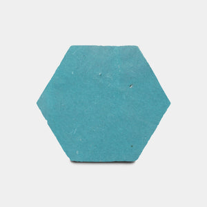 Glacier Blue Hex Zellige