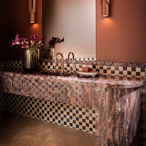 Burnt Sugar + Glazed Earth Checkerboard