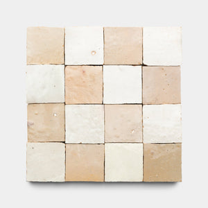 Glazed Earth Casablanca Checkerboard Zellige