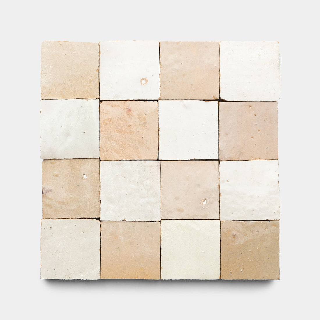 Glazed Earth Casablanca Checkerboard Zellige