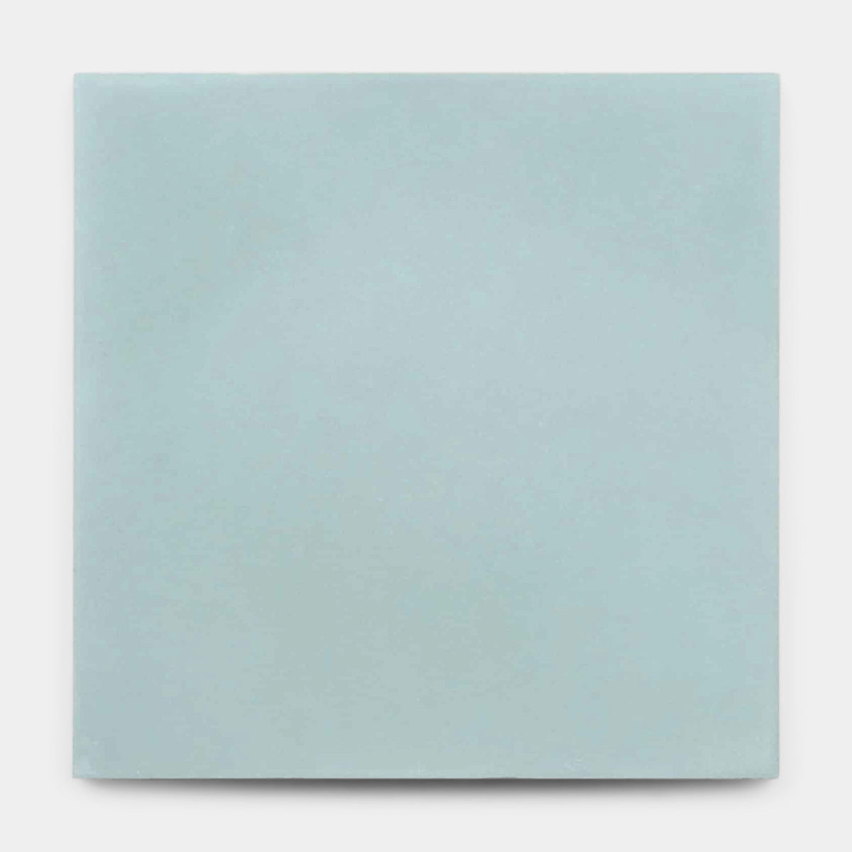 A square, flat Hailstone 8x8 tile sample from vendor-unknown with a smooth, solid light blue color. The background is plain white and the surface shows no visible patterns, textures, or objects.